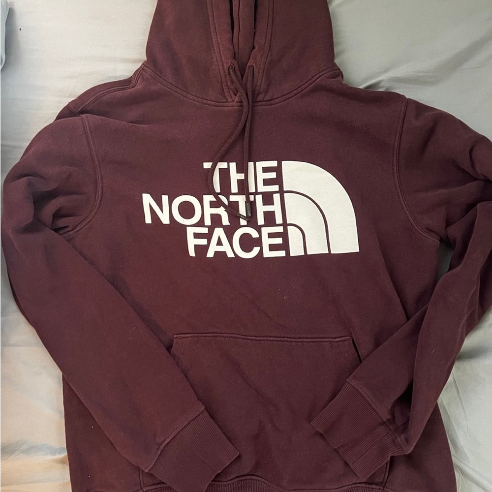 The North Face Men's Dark Red Hoodie